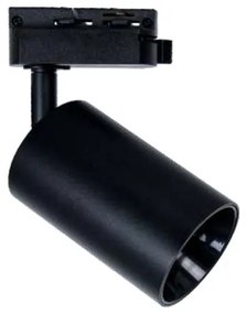 Σποτ Φωτιστικό Ράγας GU10 Φ6cm Lumen-23-401-Μαύρο 23-401