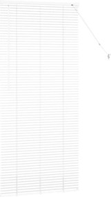 vidaXL Βενετσιάνικες Ρόδες Λευκό 175 x 70 εκ Αλουμίνιο