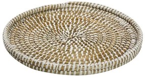 Διακοσμητικός Δίσκος KAG152 Φ35cm Beige Espiel Jute