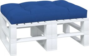 vidaXL Μαξιλάρι Παλέτας Μπλε Ρουά 120 x 80 x 12 εκ. Υφασμάτινο
