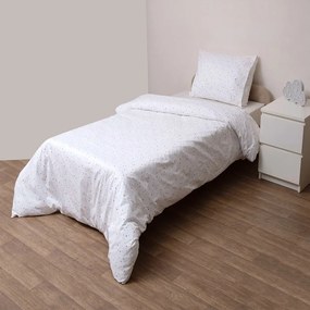 Παπλωματοθήκη Παιδική Ρέα (Σετ 2τμχ) White Viopros Μονό 160x240cm 100% Βαμβάκι