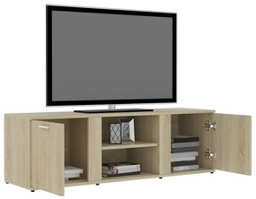 vidaXL Έπιπλο Τηλεόρασης Sonoma Δρυς 120 x 34 x 37 εκ. από Επεξ. Ξύλο