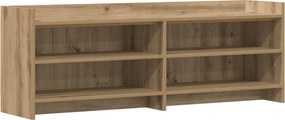vidaXL Ντουλάπι TV 135 x 33 x 47 εκ. Artisan Δρυς Επεξεργασμένο Ξύλο