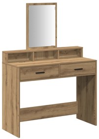 vidaXL Τουαλέτα με Συρτάρια Ξύλο Artisan 100x41x140 εκ.
