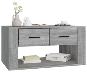 vidaXL Τραπεζάκι Σαλονιού Γκρι Sonoma 80x50x40 εκ.Επεξεργασμένο Ξύλο