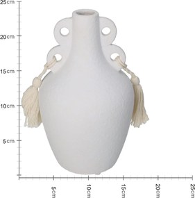 Βάζο ArteLibre Λευκό Δολομίτης 14.3x14.3x24.2cm