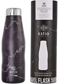 Μπουκάλι Θερμός 500ml Estia Save The Aegean Pentelica Black 01-16609