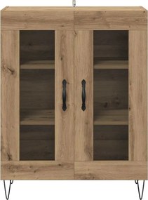 vidaXL Πλαϊνό γραφείο Artisan Oak 69,5 x 34 x 90 εκ.