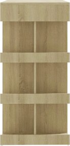 vidaXL Τραπέζι Μπαρ με Ράφια Sonoma Δρυς 100x50x101,5 εκ. Επεξ. Ξύλο