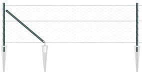 vidaXL Στύλος Περιφράξεων Πράσινο 25 x 0,8 m (50 mm πλέγμα)