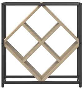 vidaXL Ράφι κρασιών Sonoma Oak 51x18x52,5 εκ. Κατασκευασμένο από ξύλο με επεξεργασία