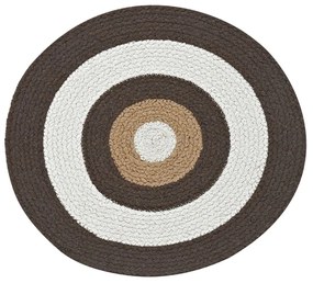 Σουπλά Jake 04 Beige -Brown Kentia 38x38cm 100% Cotton