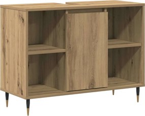 vidaXL Ντουλάπι Μπάνιου Artisan Oak 80 x 33 x 60 εκ Επεξεργασμένο ξύλο