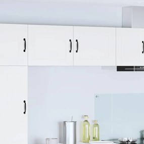 Κρεμαστό ντουλάπι κουζίνας με ράφι 2 pcs Λευκό 50 x 31 x 40 εκ.