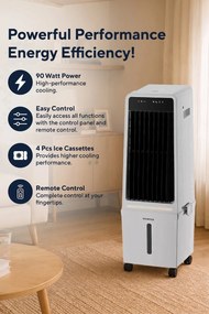 Air Cooler Kumtel HAC-04 Λευκό 90W