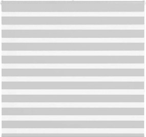 vidaXL Ζέβρα τυφλή Ανοιχτό Γκρι Πλάτος υφάσματος 150,9 εκ. Πολυεστέρας