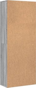 vidaXL Ντουλάπι Γκρι Sonoma 70x35x180 εκ. από Επεξεργασμένο Ξύλο