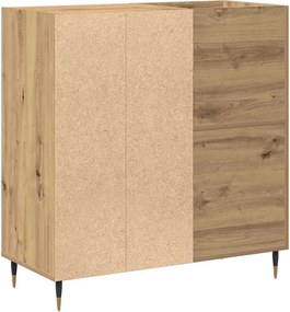 vidaXL Ντουλάπι δίσκων βινυλίου artisan δρυς 85 x 38 x 89 εκ.