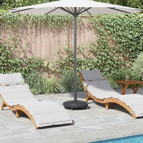 vidaXL Βάση ομπρέλας Art Deco Μαύρο Ø 45 x 39.5 εκ Σίδερο
