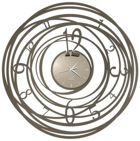 Ghirigoro Bronzo ρολόι τοίχου μέταλλο και γυαλί 70εκ/ Arti e Mestieri