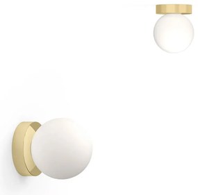 Φωτιστικό Τοίχου Bola Sphere Flush 6 10916 15,2x13,5cm Dim Led 800lm 12W Brass Pablo Designs
