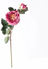 Supergreens Τεχνητό Κλωνάρι Τριαντάφυλλο Ροζ 61 εκ.