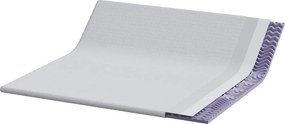 vidaXL Στρώμα επικάλυψης Λευκό 180 x 200 cm Υφασμα Jacquard