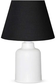 Φωτιστικό Επιτραπέζιο Cia 204-0081 24x24x31cm 1xE27 White-Black GloboStar