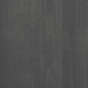 vidaXL Πάνω Μέρος Ντουλαπιού HAMAR Γκρι 90x30x100 εκ. Μασίφ Πεύκο