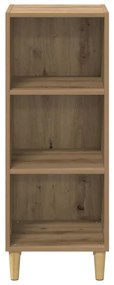 vidaXL Πλαϊνό γραφείο artisan δρυς 32.5 x 34.5 x 90 εκ