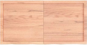 vidaXL Πάγκος Μπάνιου Αν. Καφέ 120x60x(2-4) εκ. Επεξεργ. Μασίφ Ξύλο