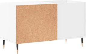 vidaXL Δισκοθήκη Λευκή 85 x 38 x 48 εκ. από Επεξεργασμένο Ξύλο