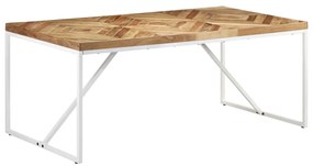 vidaXL Τραπεζαρία 180 x 90 x 76 εκ. από Μασίφ Ξύλο Ακακίας/Μάνγκο