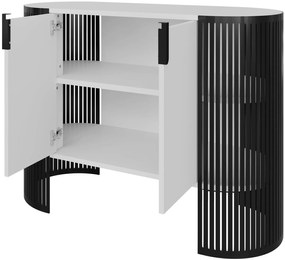 Μπουφές Fikoli-Λευκό - Μαύρο