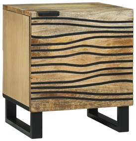 vidaXL Κομοδίνα - 2 κομμάτια, 40x33.5x46 εκ., Στερεό Ξύλο Μάνγκο