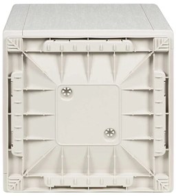 vidaXL Γλάστρα Κήπου Λευκό 36 x 36 x 35 εκ. Πολυπροπυλένιο