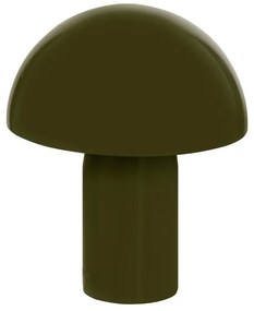 Επιτραπέζιο φωτιστικό Mushi μέταλλο σε χακί απόχρωση Φ20x24,5εκ 20x20x24.5 εκ.