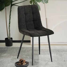 Καρέκλα Τραπεζαρίας (55x45x88) Spitishop Stol Black