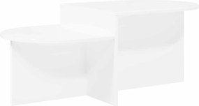 vidaXL Τραπεζάκι σαλονιού Λευκό 100 x 50 x 40 cm Επεξεργασμένο Ξύλο