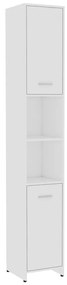 vidaXL Στήλη Μπάνιου Λευκή 30 x 30 x 183,5 εκ. από Μοριοσανίδα