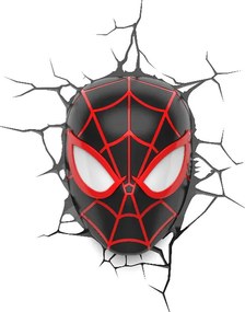 Διακοσμητικό Φωτιστικό LED The Source 3DL Marvel Spiderman Miles Morales Face 89759