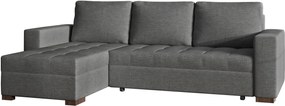 Γωνιακός καναπές Julie-Γκρι - 237.00Χ150.00Χ90.00cm