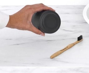 Brabantia MindSet υποδοχή οδοντόβουρτσας 1005684, Εύκολος καθαρισμός, Μεγάλο άνοιγμα, Ορυκτή επίστρωση, Σκούρο γκρι