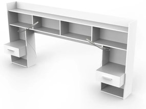 Κεφαλάρι Κρεβατιού Indiana-Λευκό-140 x 200