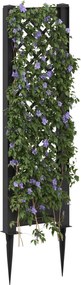 vidaXL Πλέγμα με Ακίδα Ανθρακί 43 x 6 x 165 εκ. PP