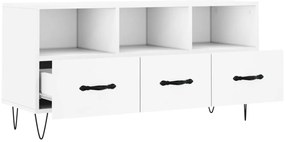 vidaXL Έπιπλο Τηλεόρασης Λευκό 102 x 36 x 50 εκ. από Επεξεργ. Ξύλο