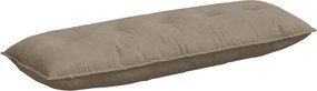 vidaXL Μαξιλάρι Πλάτης Taupe 140 x 50 cm Ύφασμα Μικροΐνας