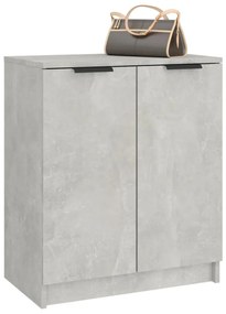 vidaXL Παπουτσοθήκη Γκρι Σκυροδέματος 59x35x70 εκ. Επεξεργασμένο Ξύλο