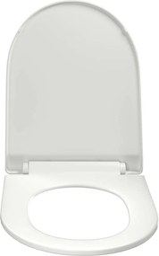 vidaXL Κάλυμμα Λεκάνης με Soft Close &amp; Quick Release Λευκό