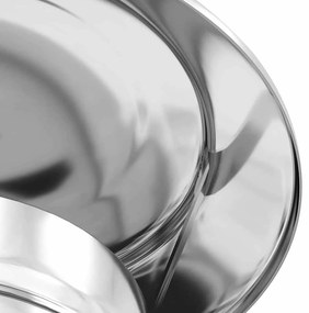 vidaXL Κάλυμμα Βροχής Καμινάδας Ασημί 20 x 20 x 18 εκ.